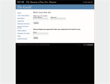 Tablet Screenshot of guild.mfah.org
